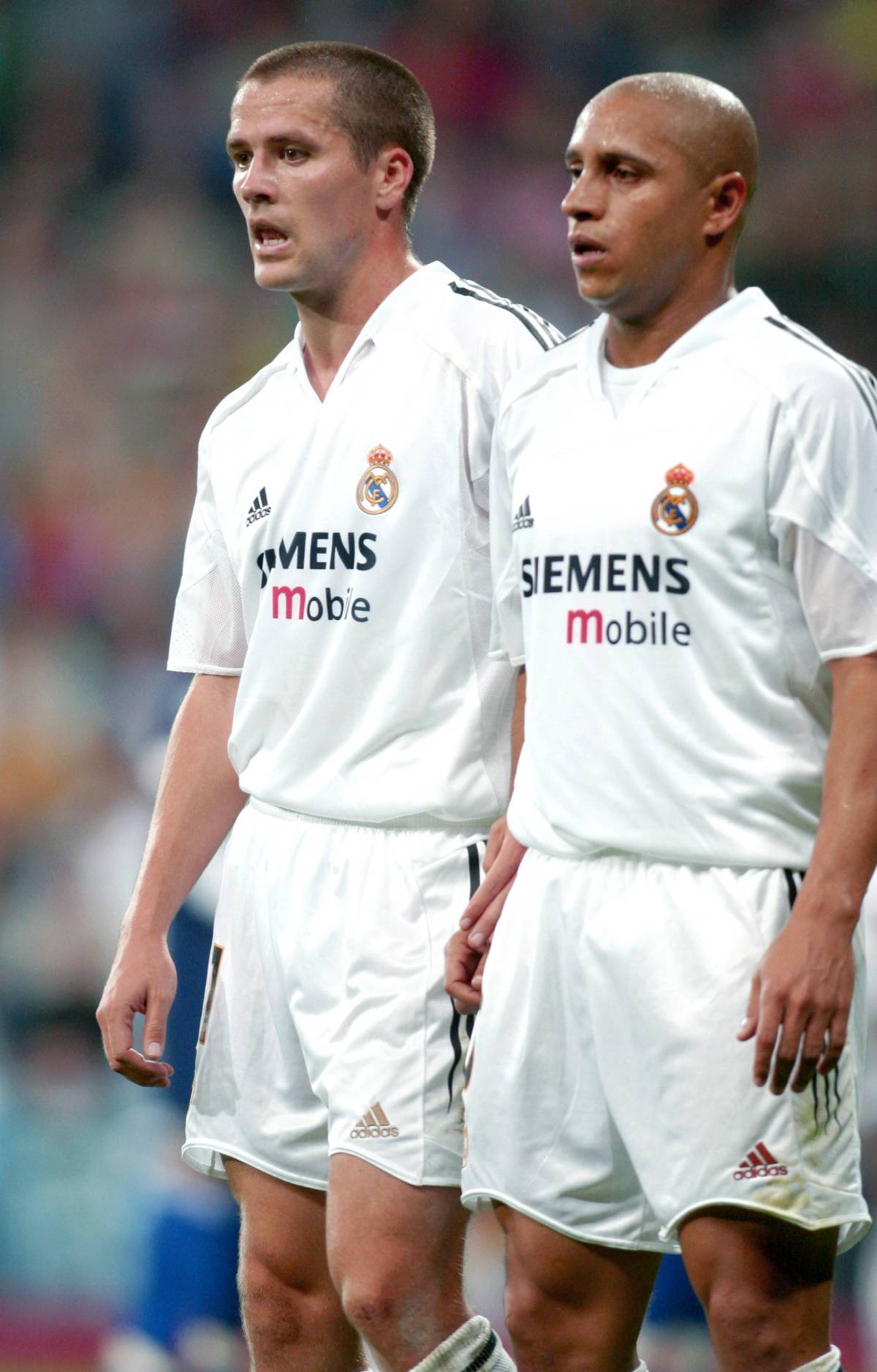 Owen junto a Roberto Carlos en 2004 (Foto: Cordon Press)