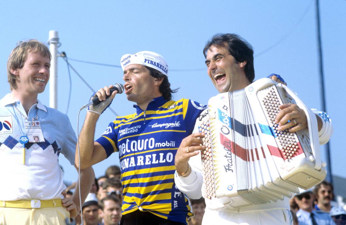 Daniel Mangeas y Riccardo Magrini, ciclismo de antes (Foto: Cordon Press)