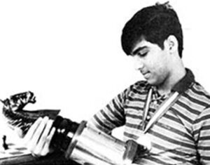 Un joven Anand, de India, cuando se consagró campeón mundial juvenil de ajedrez