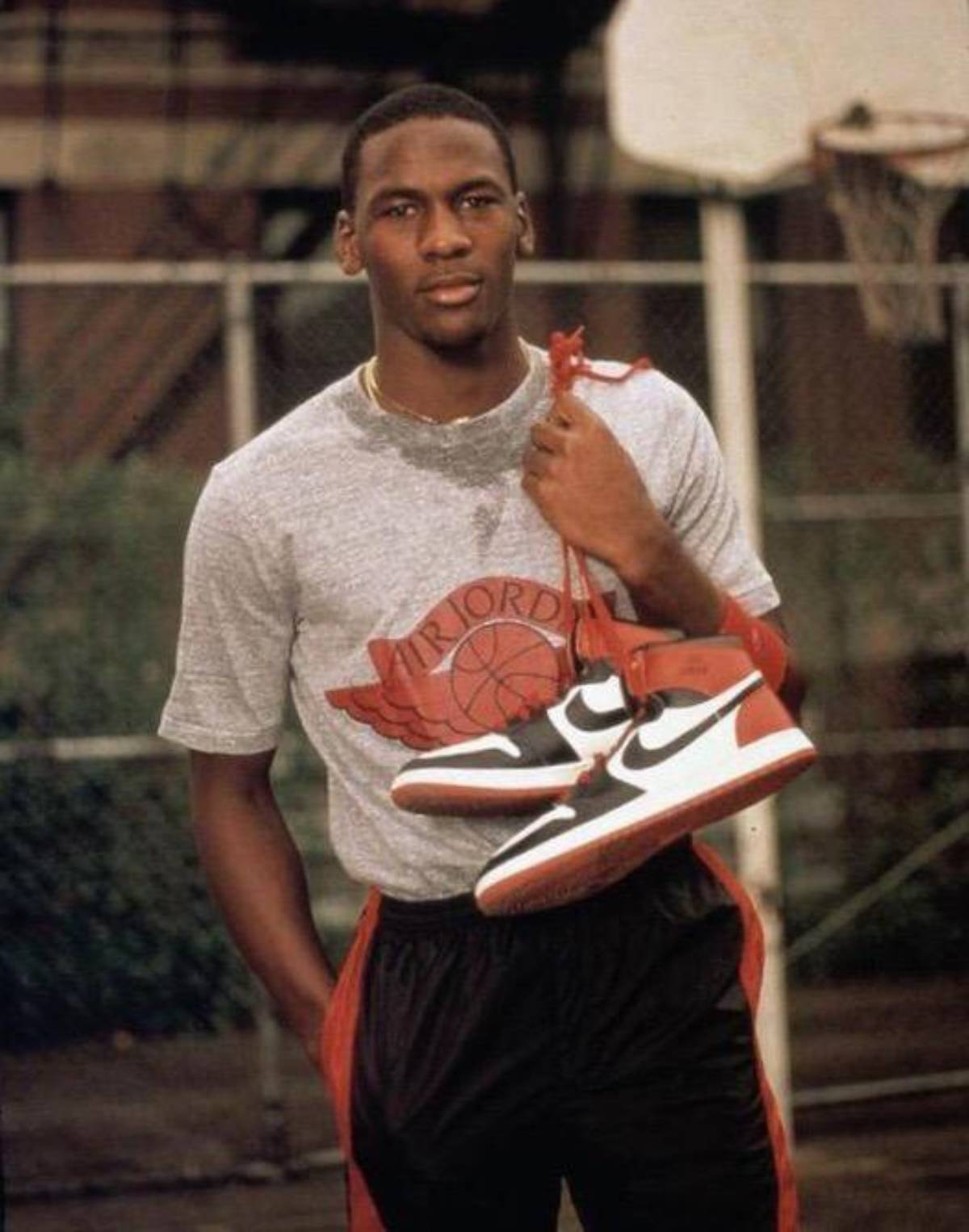 Michael Jordan con las Air Jordan