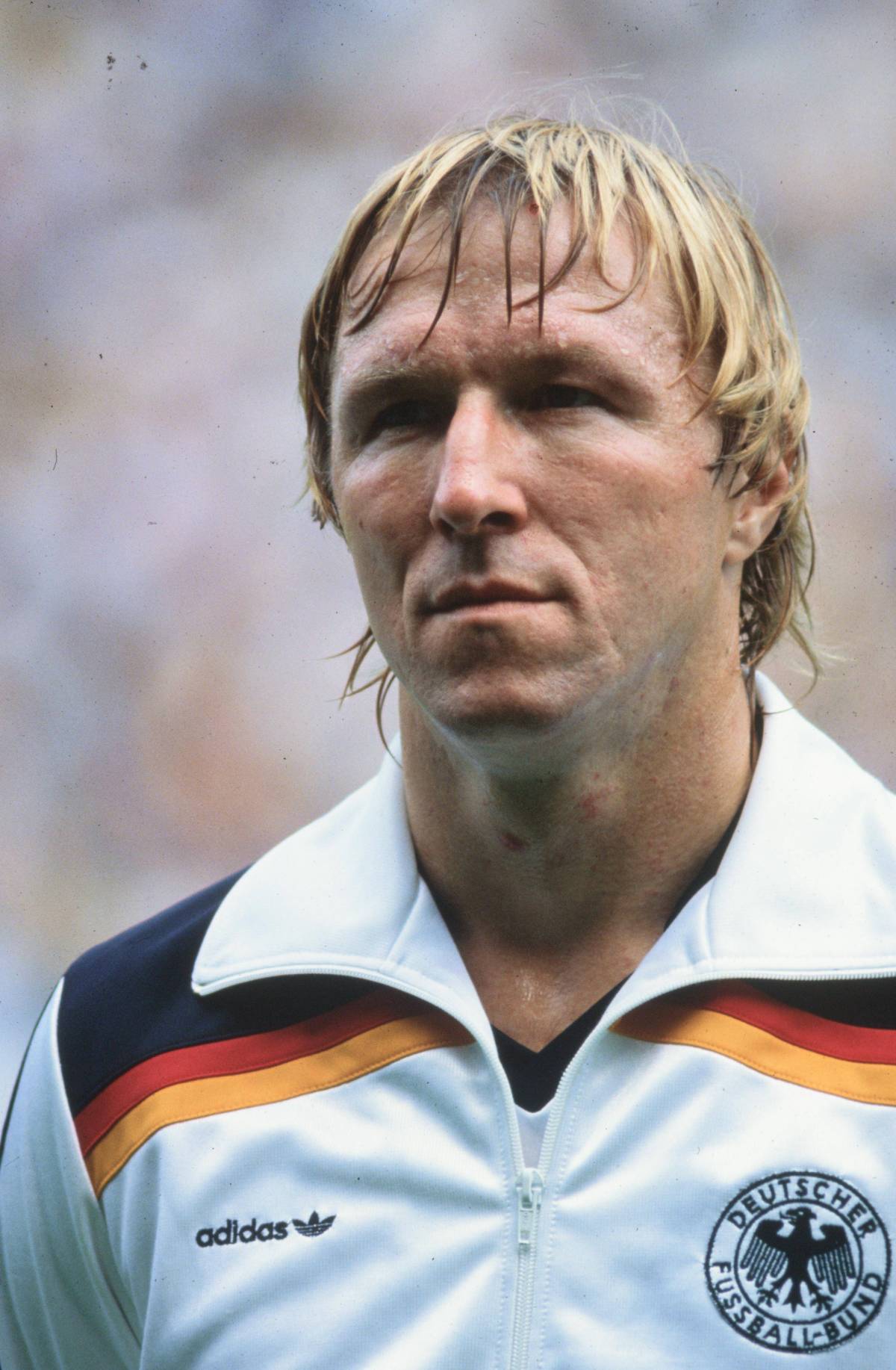 Horst Hrubesch con la selección alemana en 1982 (Foto: Cordon Press)
