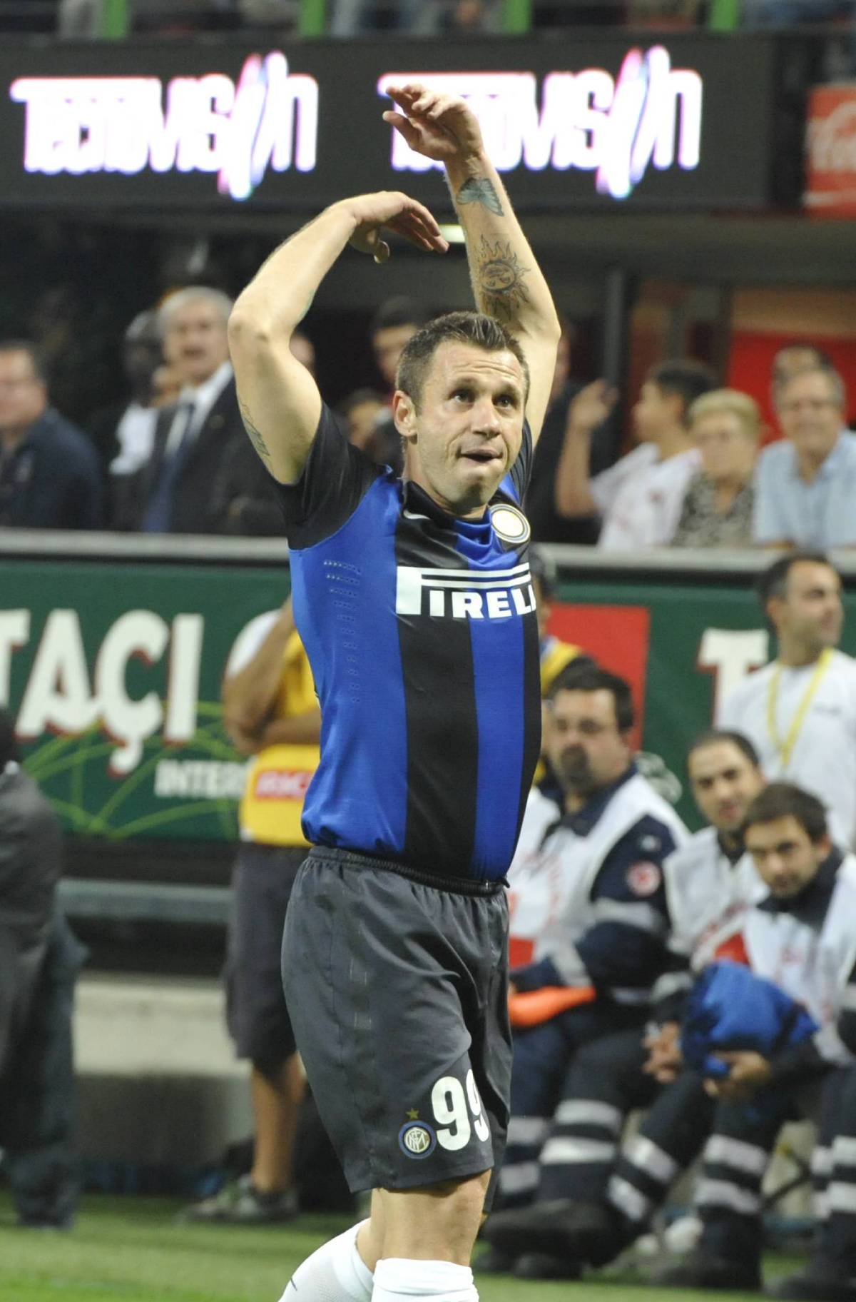 Antonio Cassano con el Inter (Foto: Cordon Press)