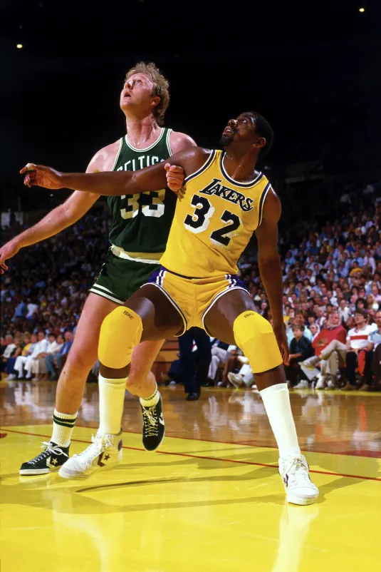 Larry Bird y Magic Johnson