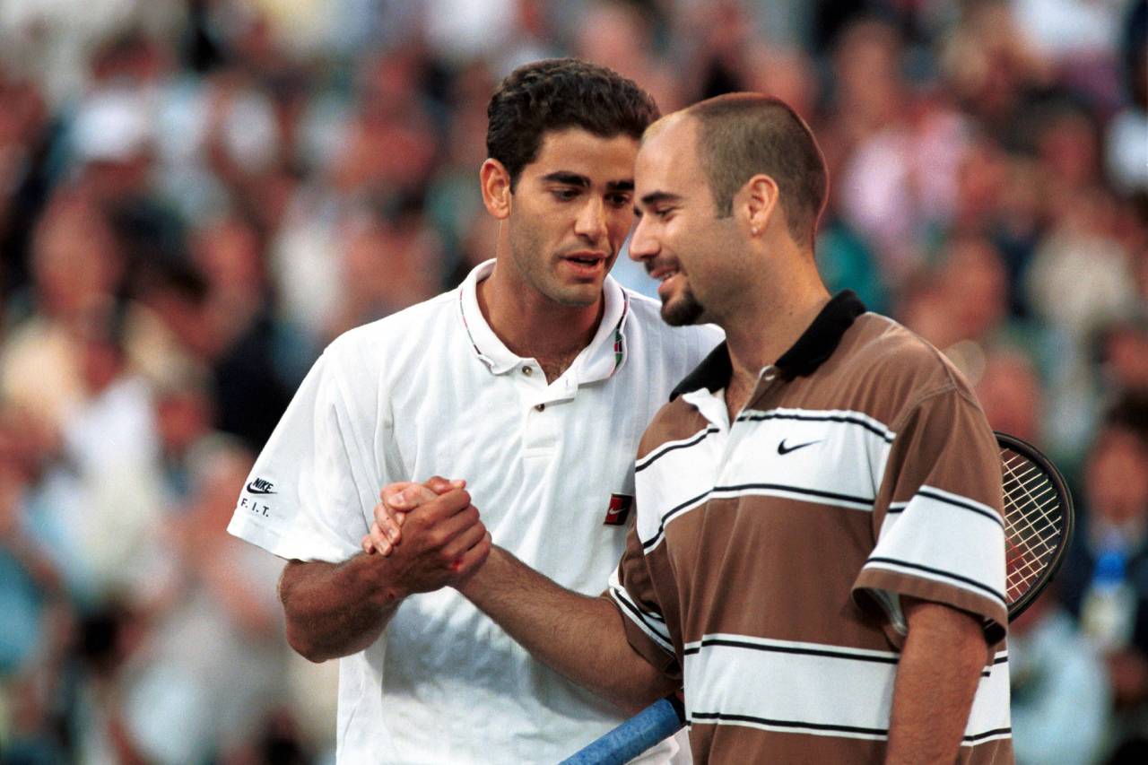 Pete Sampras y Andrea Agassi (Foto: Cordon Press)