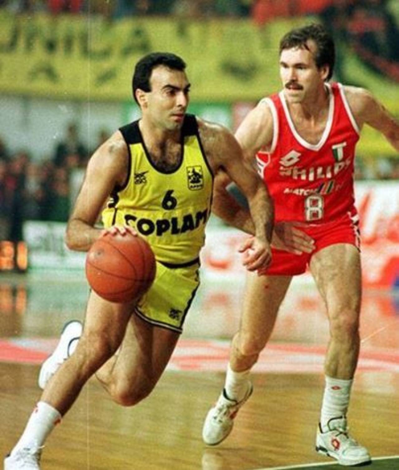 Nikos Galis con el Aris 