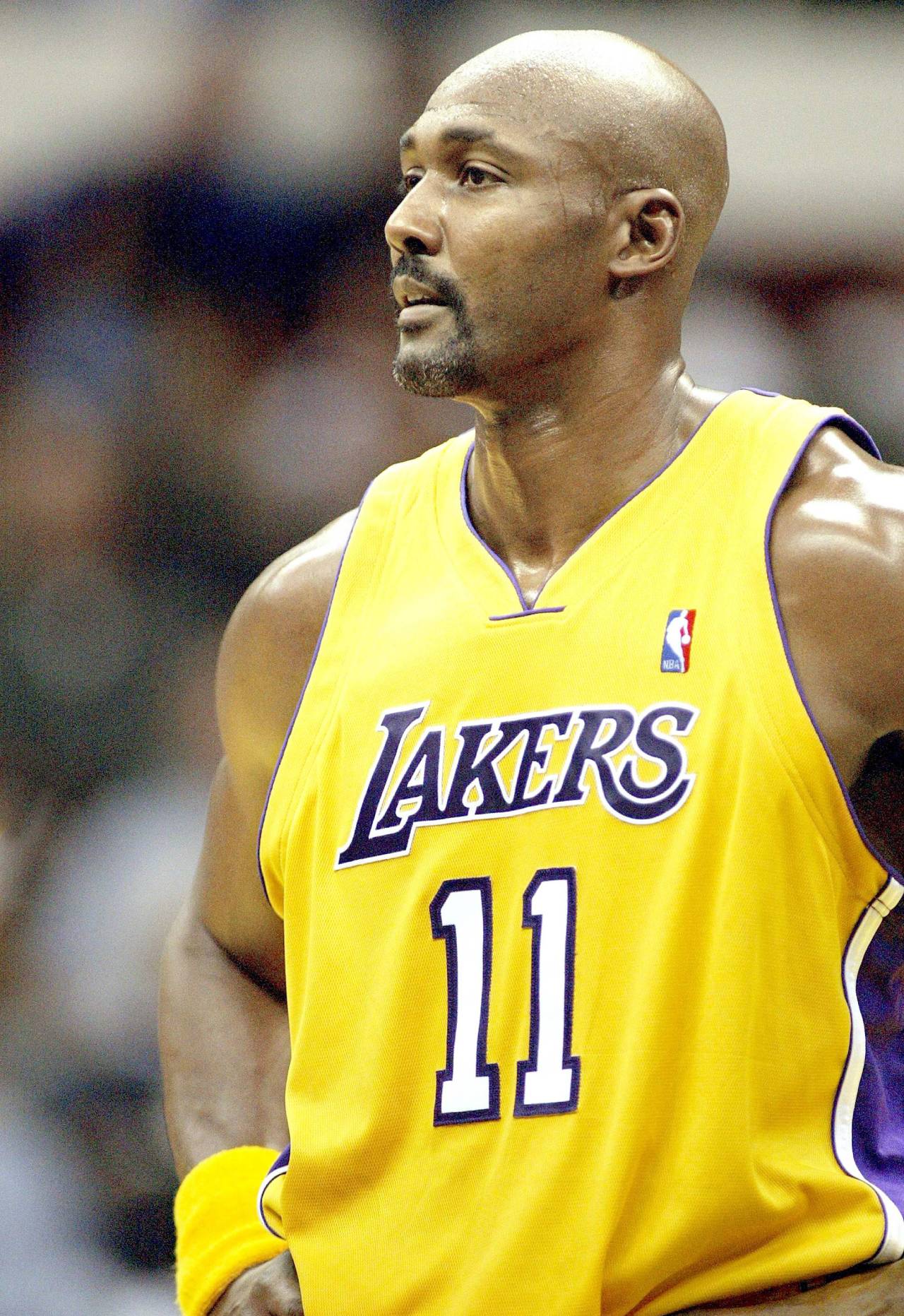 Karl Malone en su último año, ya con Los Angeles Lakers (Foto: Cordon Press)