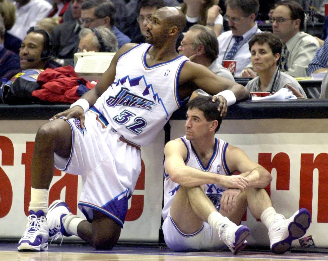 Karl Malone y John Stockton (Foto: Cordon Press)