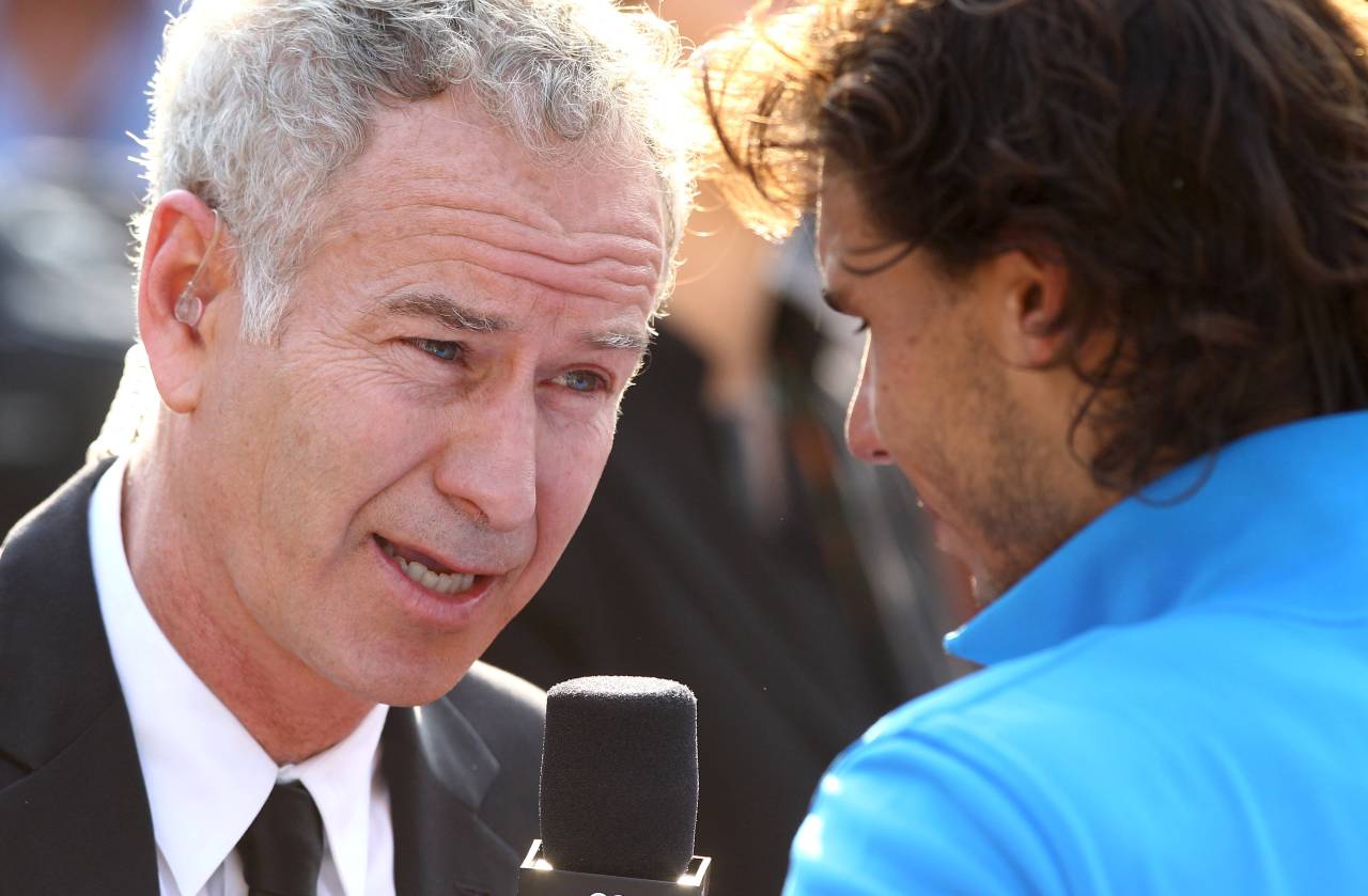 McEnroe enrevista a Rafa Nadal (Foto: Cordon Press)