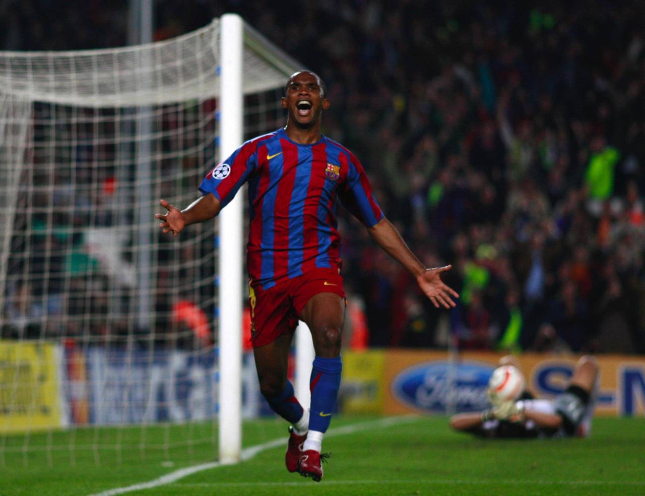El Benfica - Barça de 2006, un duelo ibérico y también neerlandés 2 Eto'o (Foto: Cordon Press)