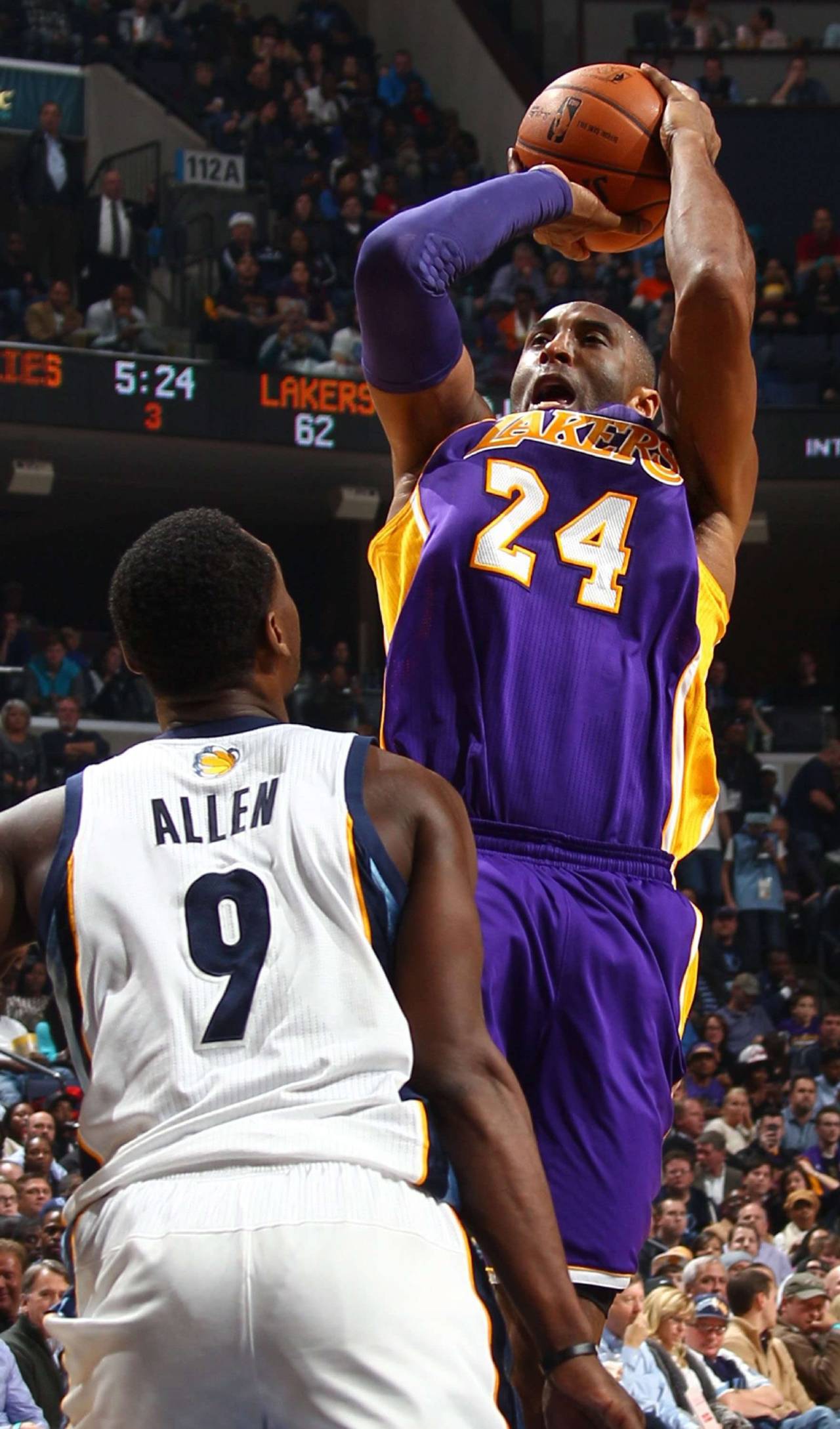 Tony Allen: «Kobe Bryant era un maestro de las fintas, si caías en una estabas jodido, me llevó dos años y medio estudiar cómo defenderlo» 3 Tony Allen frente a Kobe Bryant (Foto: Cordon Press)