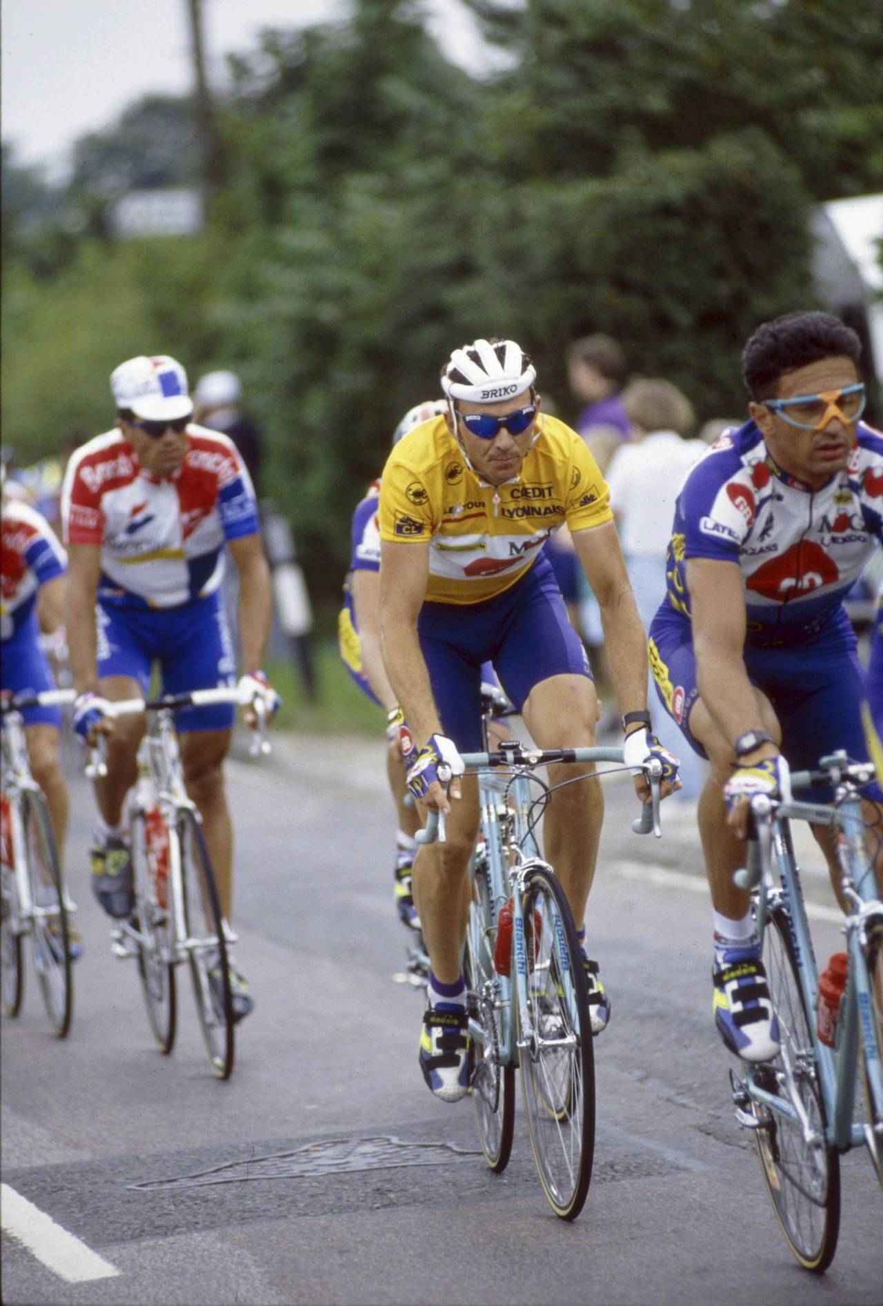 Johan Museeuw: «Yo di la cara con mi dopaje, el resto se ha escondido en su caparazón» 2 Miguel Indurain y Johan Museeuw (Foto: Cordon Press)