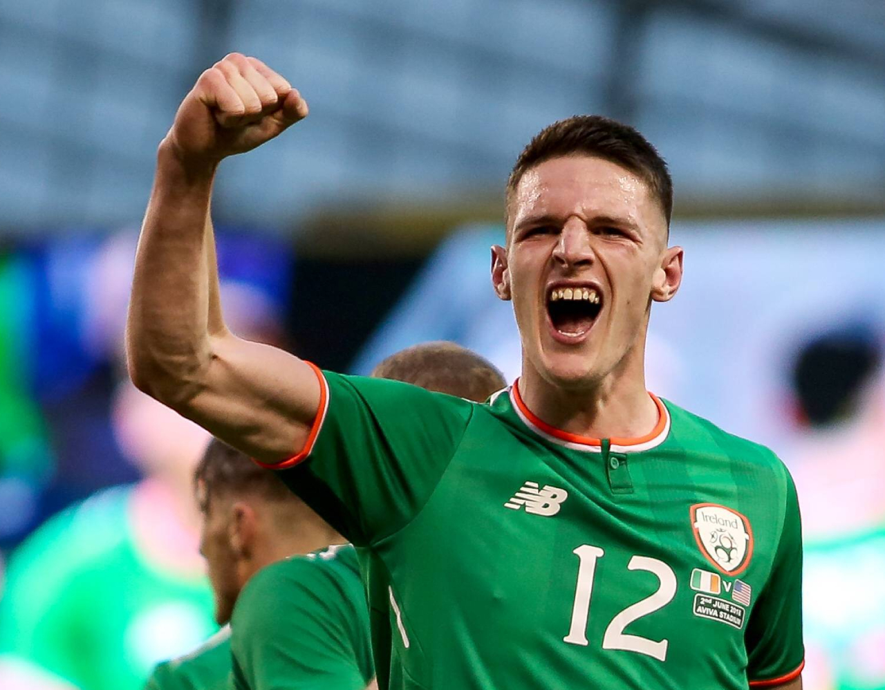 Dime con quién eliges jugar y te diré cómo te odiaré: La cuestión irlandesa en el fútbol 1 Declan Rice, con Irlanda (Foto: Cordon Press)