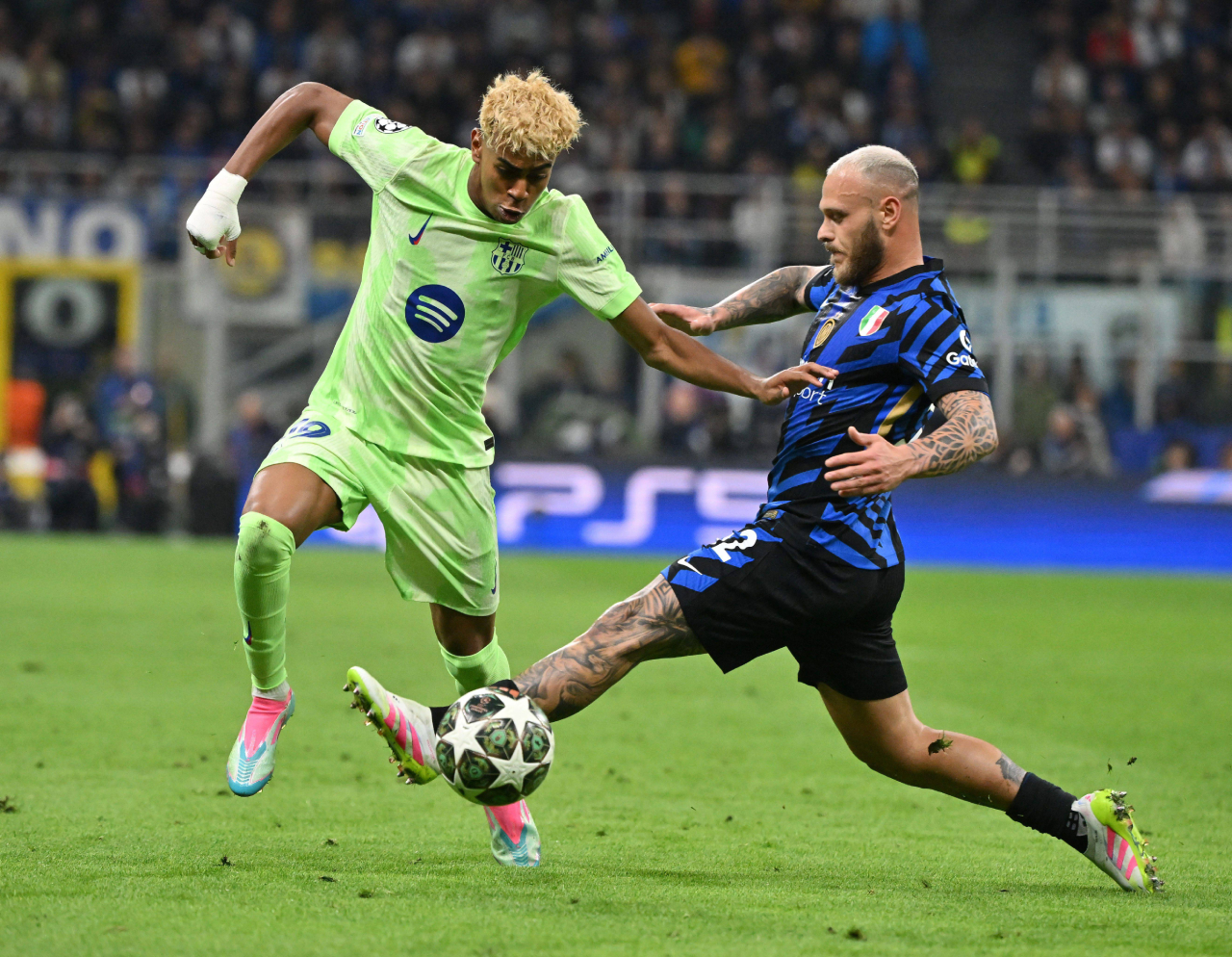 Lamine puede con el Inter, pero no con Sommer 1 Lamine Yamal (Foto: Cordon Press)