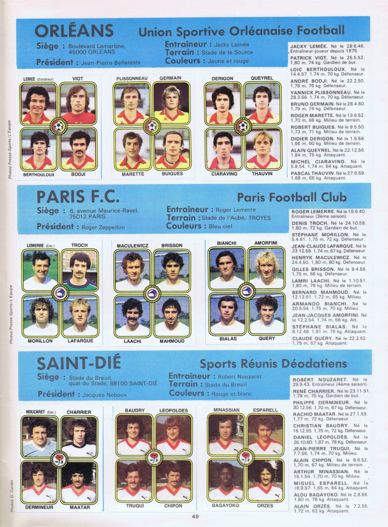 Ici, c’est Paris FC: En las fosas abisales del fútbol de la capital francesa 7 Paris FC 81 82 2a page 0001 1 1