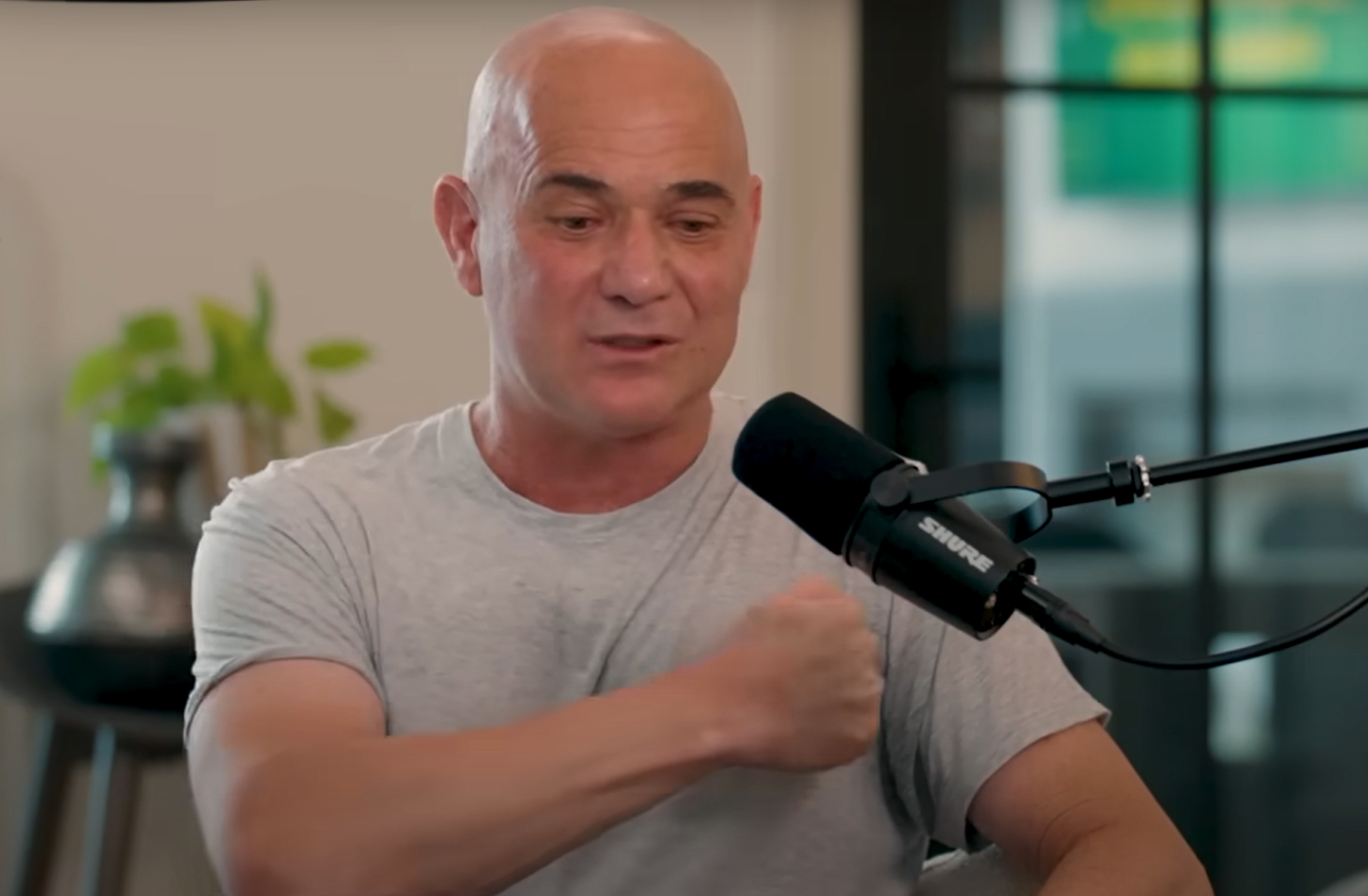 Andre Agassi: «¿Sabes cuál era la única debilidad de Rafa Nadal? Le rompí el servicio porque le di una patada a su botella de agua» 1 Andre Agassi (Andy Roddick's Served Media)