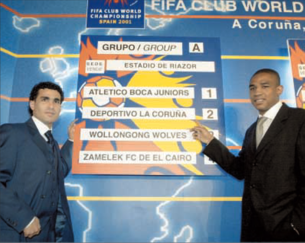 El Mundial de Clubes que nunca se jugó 2 Bassir y Sampaio Sorteo Mundial Clubes 2001