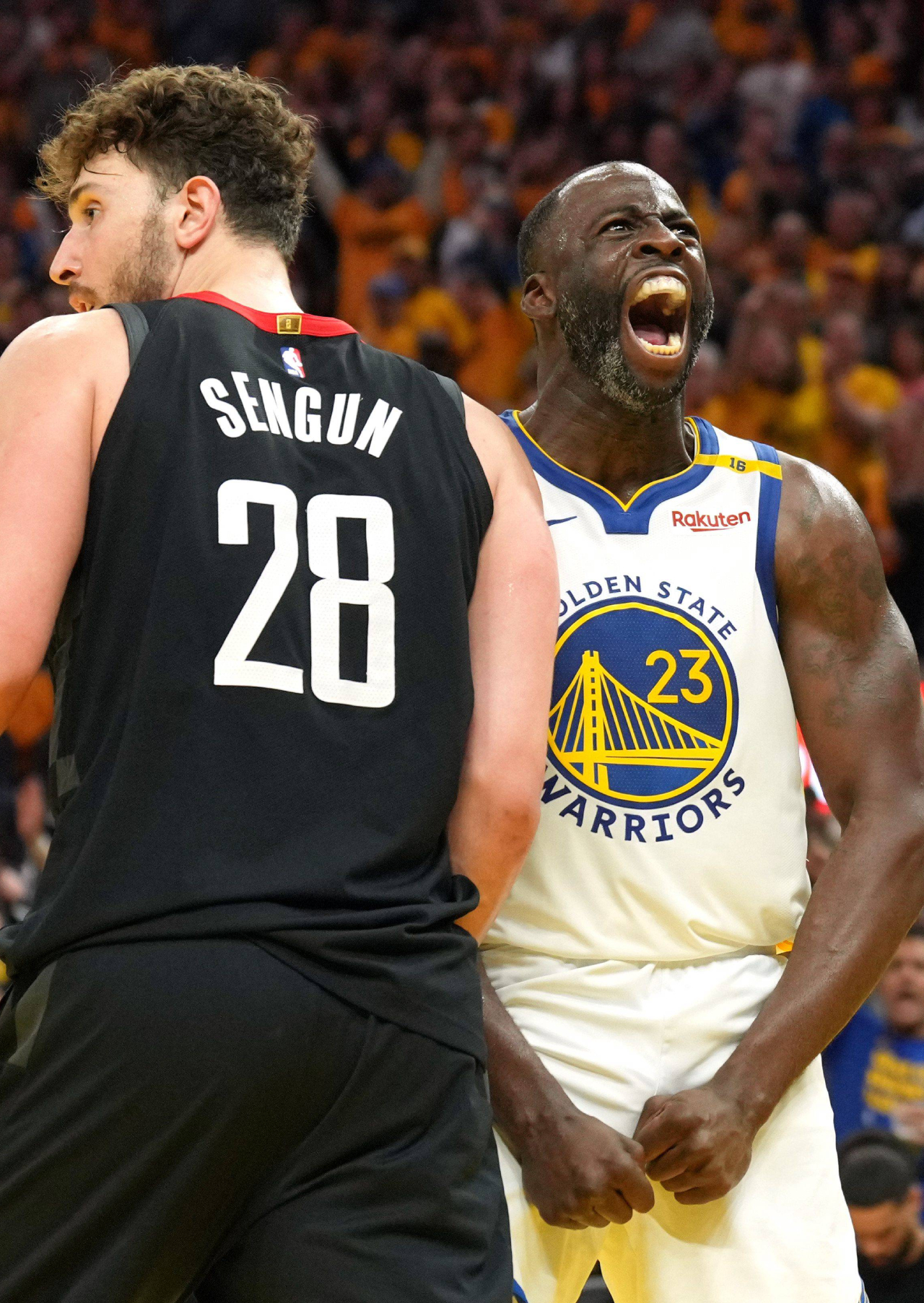 Draymond Green: «En trash-talk, he dicho cosas sobre hermanos muertos de jugadores. Es muy bajo, pero si me atacan, no sé parar» 3 Alperen Sengun y Draymond Green (Foto: Cordon Press)