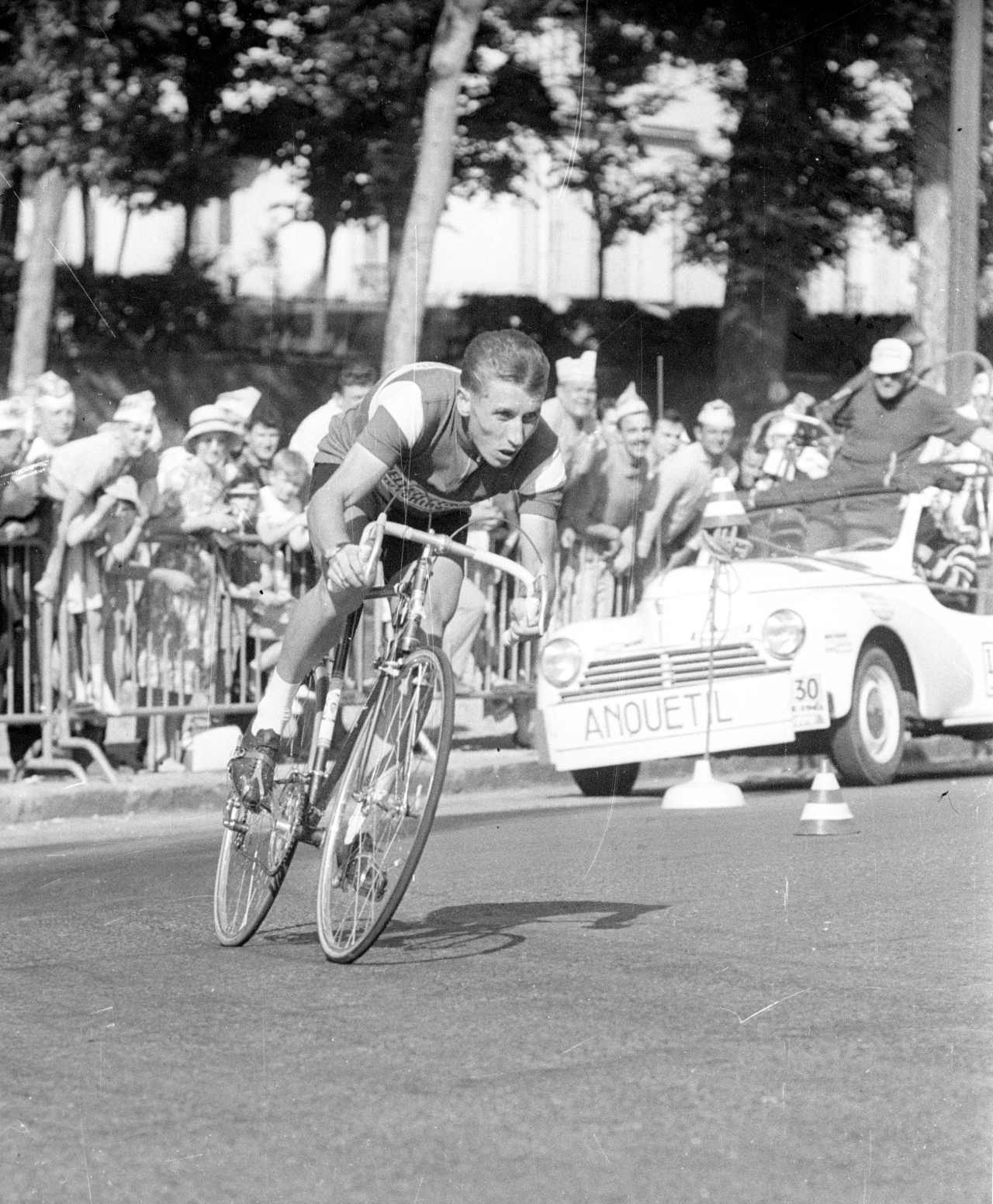 La contrarreloj más alucinante de toda la historia del ciclismo 3 Jacques Anquetil (Foto: Cordon Press)