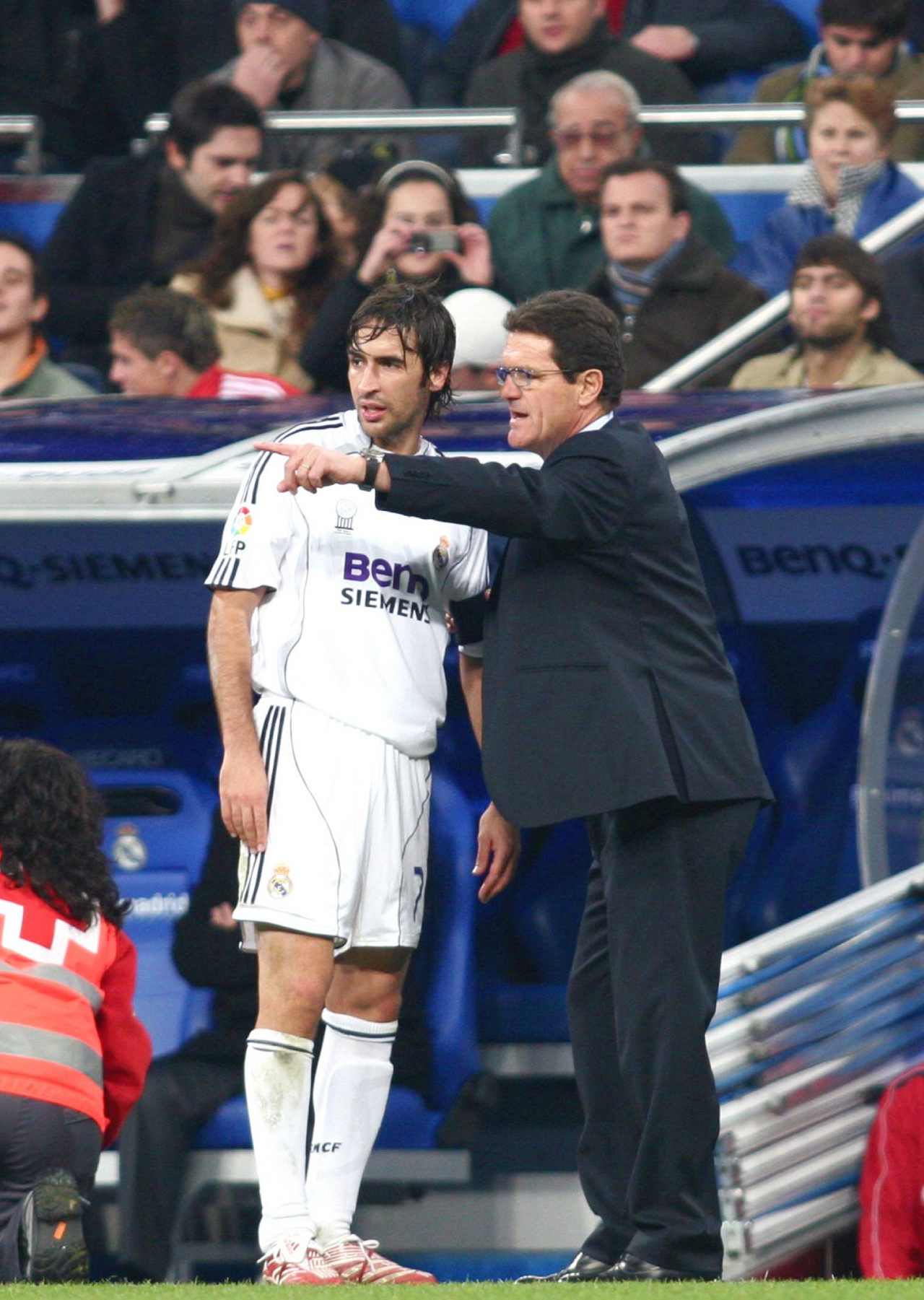 Fabio Capello: «Fernando Redondo me parecía muy lento, pedí que se fuera y me dijeron que me tranquilizara» 5 Raúl y Fabio Capello (Foto: Cordon Press)