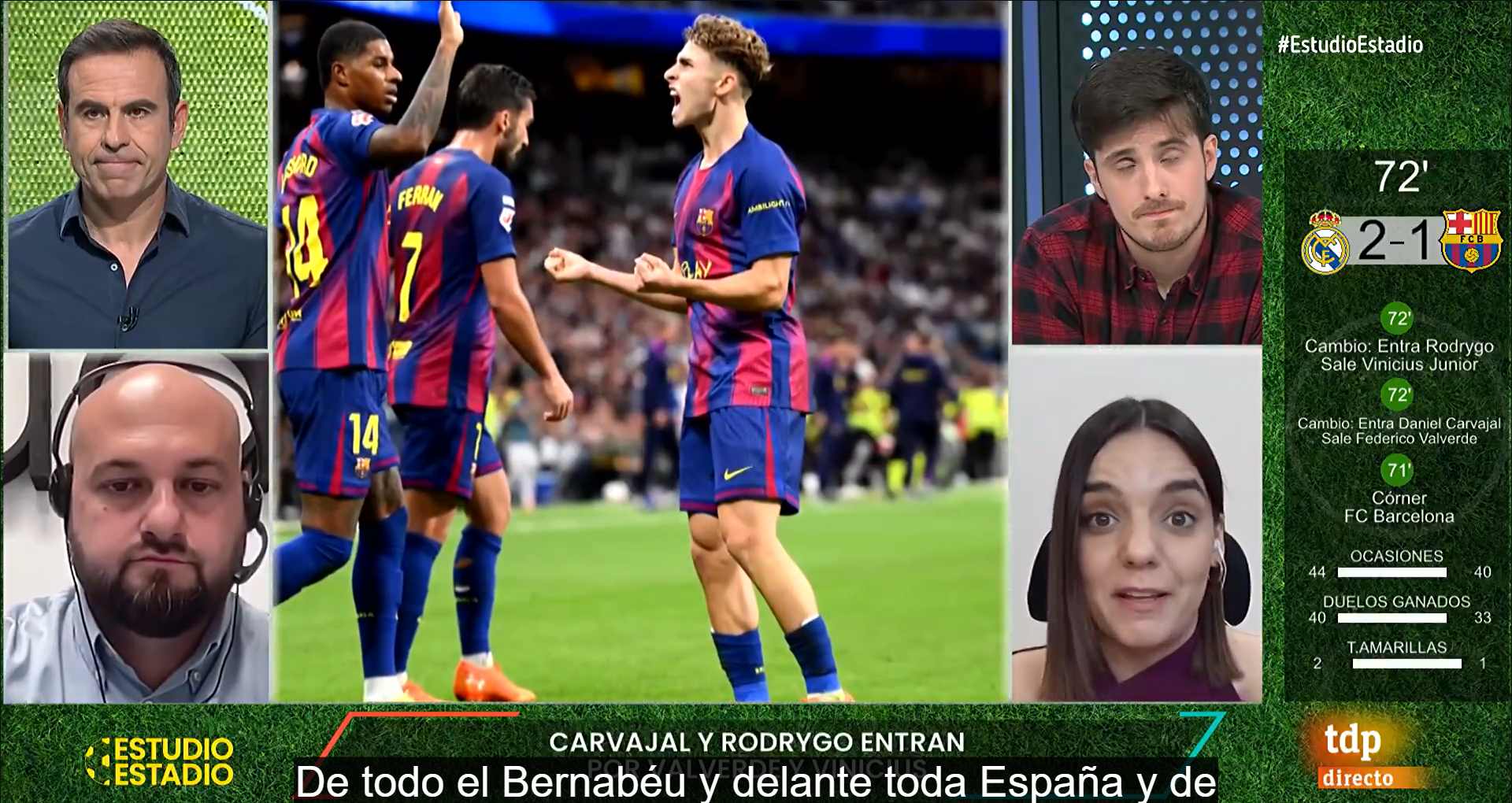Teledeporte da partidos sin que se vean; Estudio Estadio parece un plató de Mediaset 1 Leído en redes: ¿Por qué Estudio Estadio emula a GolTV?