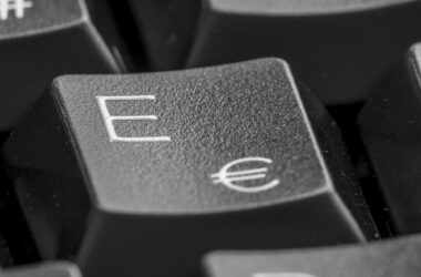 primer plano del teclado de la computadora