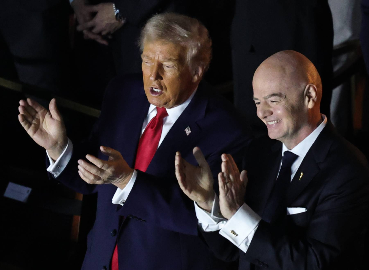 Del Mundial de la muerte al Mundial del asco 1 Donald Trump y Gianni Infantino (Foto: Cordon Press)