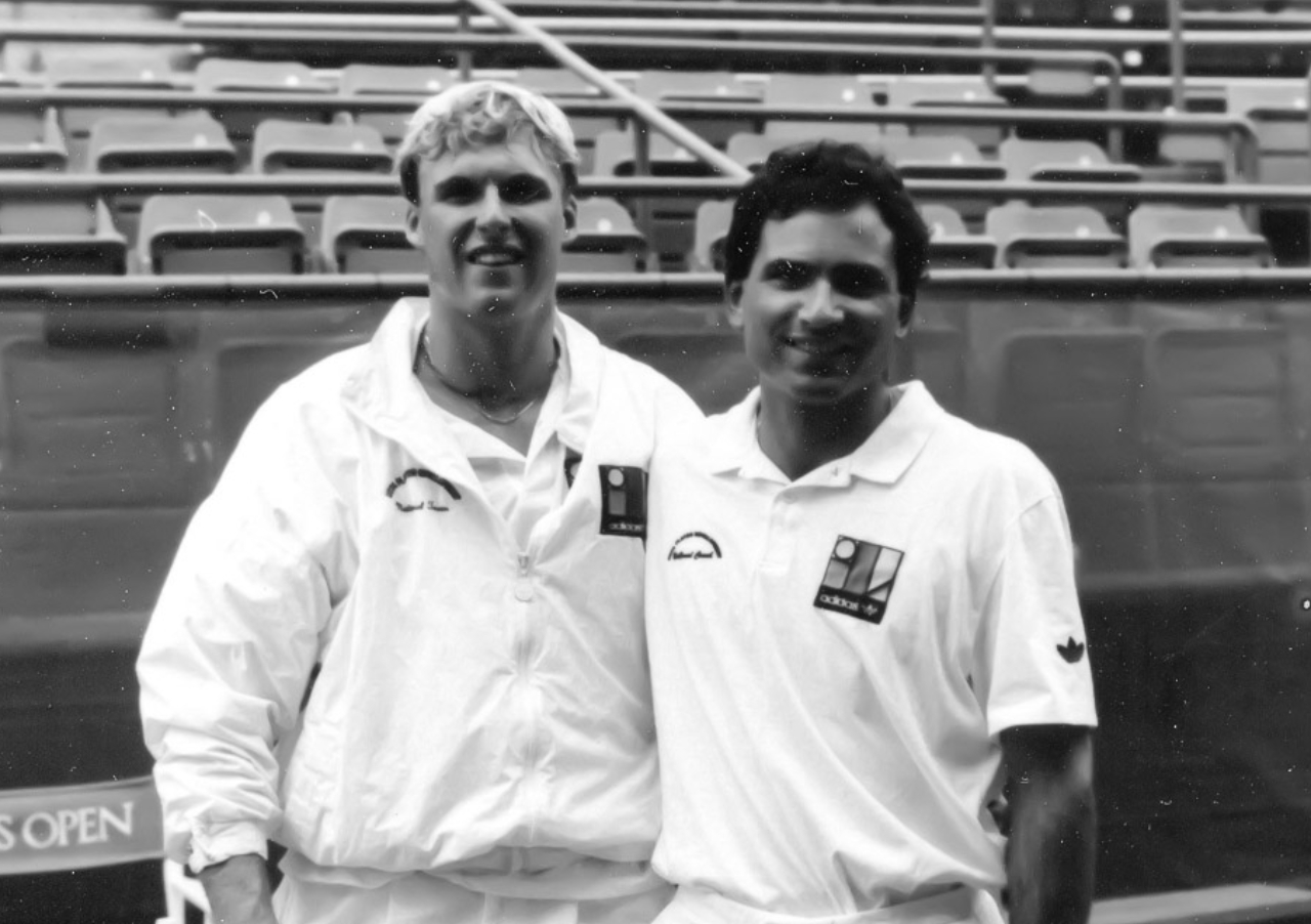 Nick Saviano: «Hasta Rafa Nadal ha dicho que nadie ha tenido nunca el control de la bola de Djokovic» 3 Nick Sabiano y Jonathan Stark (Foto: savianotennis.com)