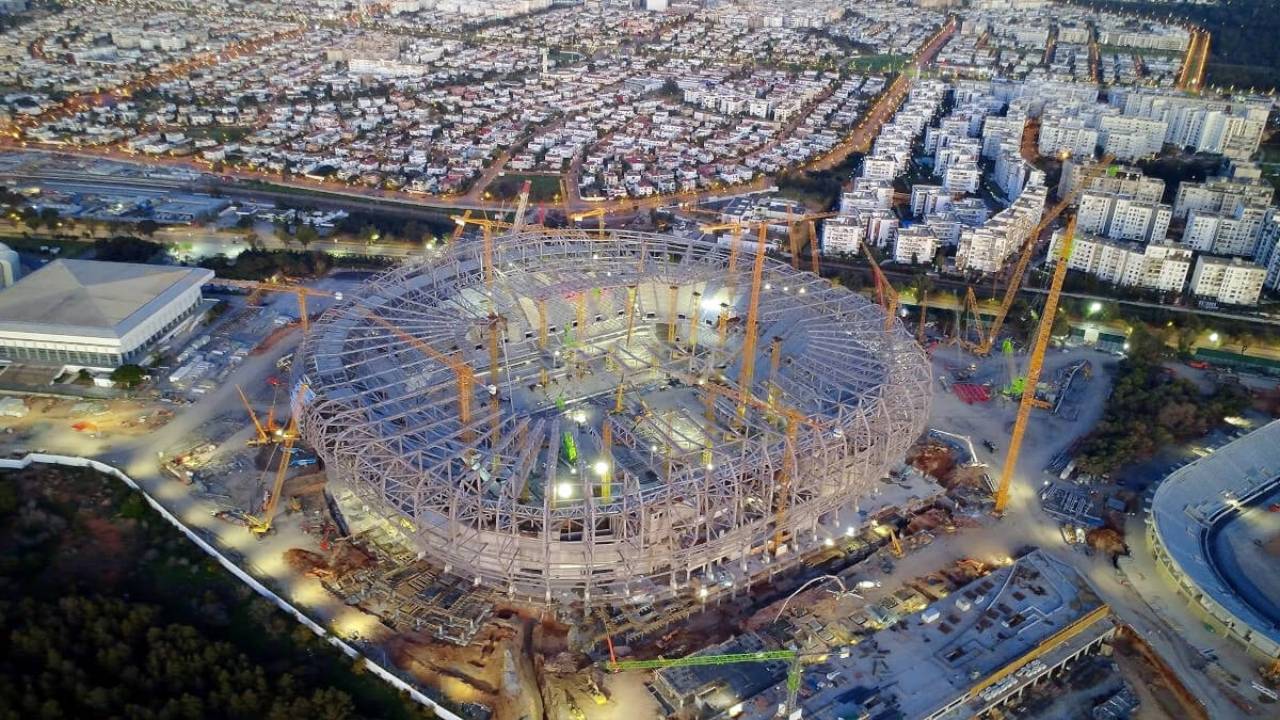La rentabilidad de celebrar un Mundial: el timo de los «elefantes blancos» 4 Estadio Moulay Abdellah (Foto: @worldstadium_FR)