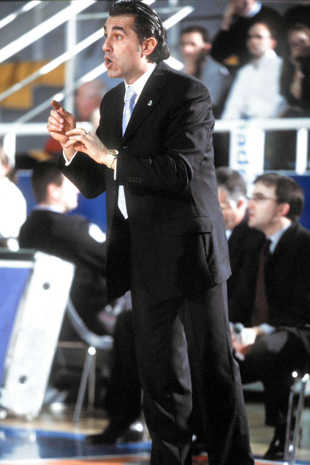 Sergio Scariolo: «En España, cuando pierdo soy ‘el entrenador italiano’ y cuando gano, entonces soy ‘el entrenador español’» 2 Sergio Scariolo en 2004 (Foto: Cordon Press)