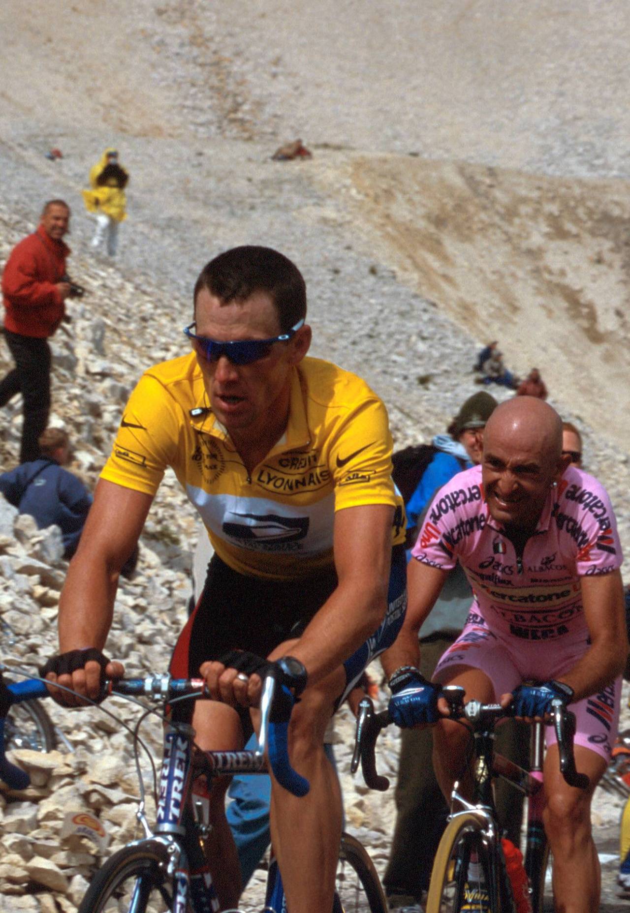 Lance Armstrong: «Es una pena que, por mí, verdaderos guerreros como Chechu Rubiera, Beltrán o Noval, hayan quedado eclipsados» 3 Lance Armstrong y Pantani (Foto: Cordon Press)