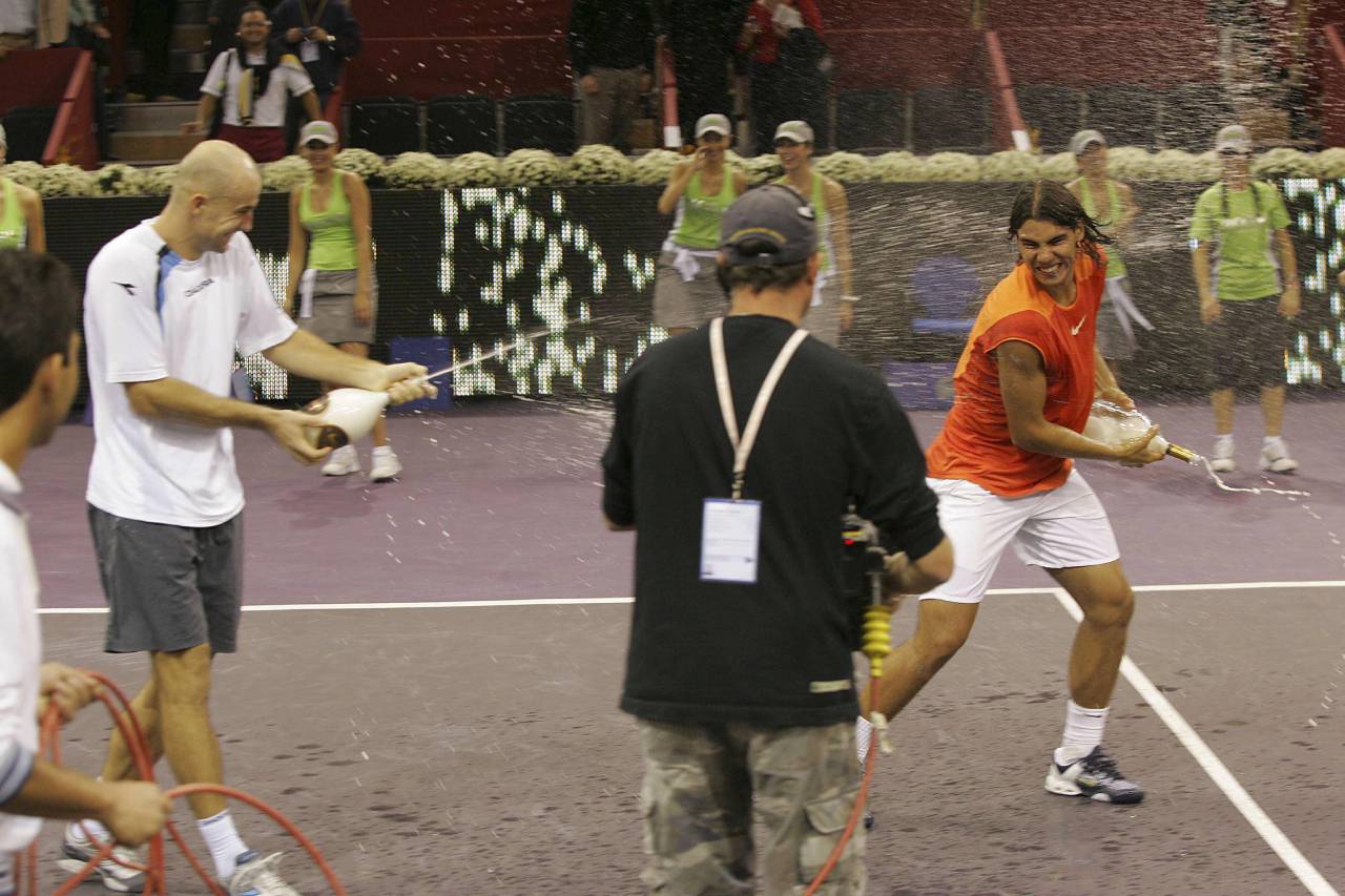 Ivan Ljubicic: «Rafa Nadal no tenía un gran saque, con él siempre acababas en los intercambios; me sentía relativamente cómodo contra él» 5 Ivan Ljubicic y Rafa Nadal en 2005 (Foto: Cordon Press)