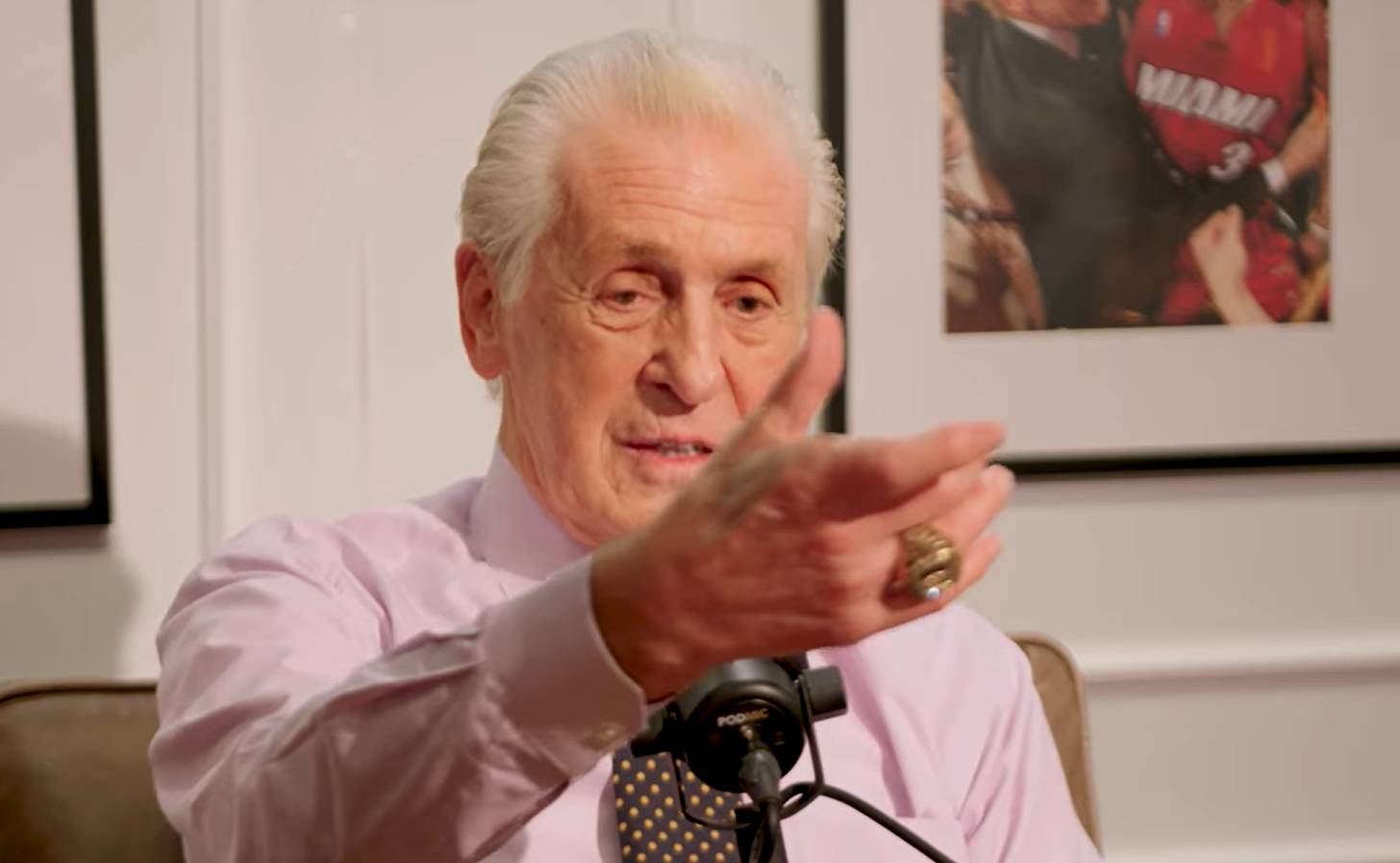Pat Riley: «Hoy me echarían de la NBA por poner juntos a Shaquille O’Neal y a Alonzo Mourning» 1 Pat Riley (Foto: Miami HEAT)