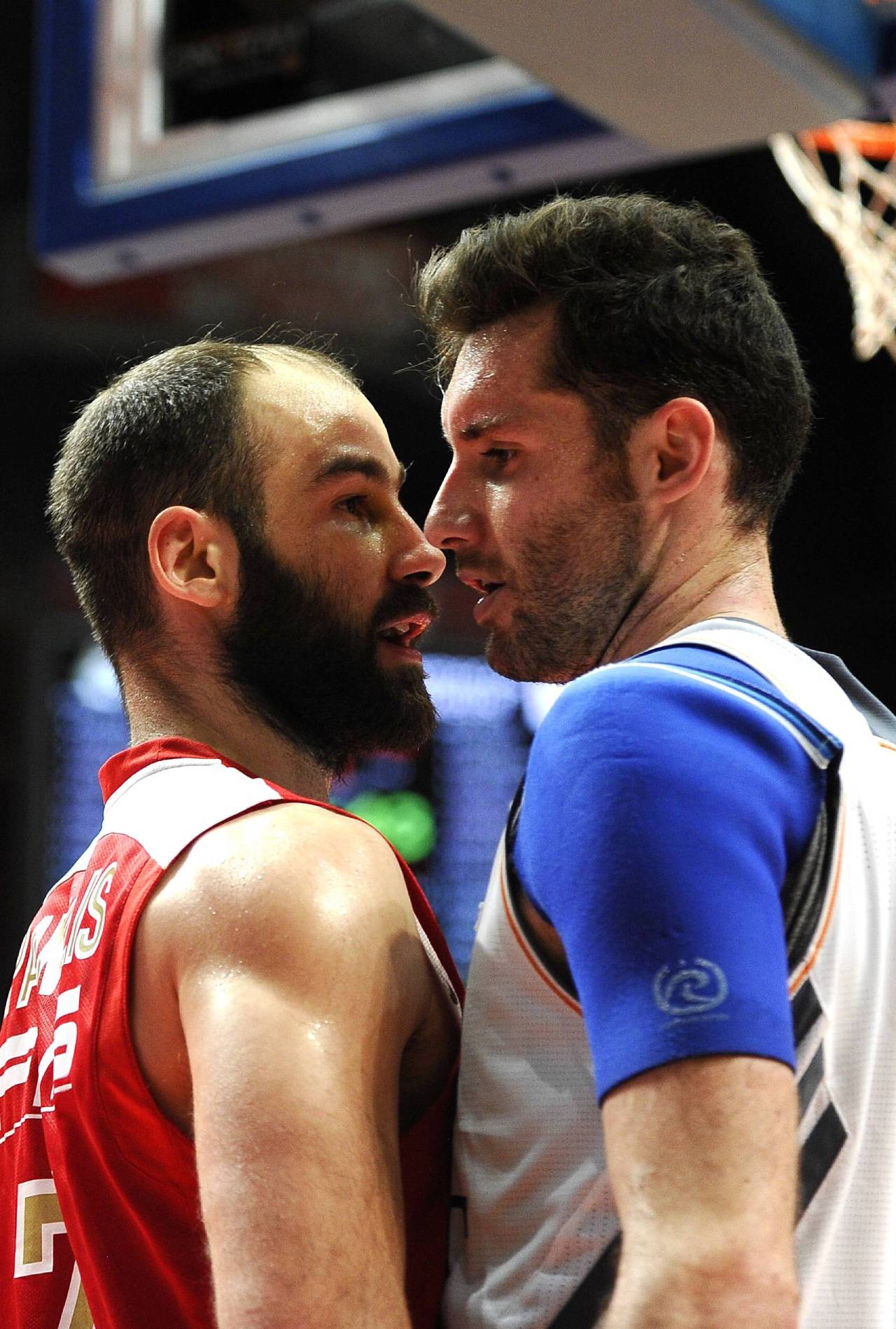 Vasileios Spanoulis: «Me gusta el fútbol y me gusta mucho Guardiola, puedes aprender de su estrategia, de cómo motiva, habla…» 7 Spanoulis y Rudy Fernández (Foto: Cordon Press)