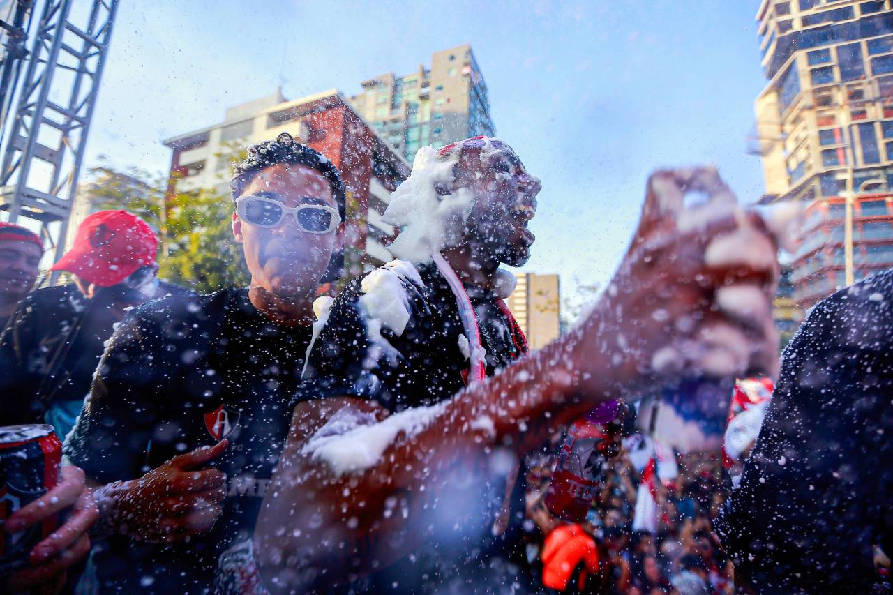 ¡Arriba el Atlas, cabrones! 1 Celebraciones tras el título de 2021 (Foto: Cordon Press)