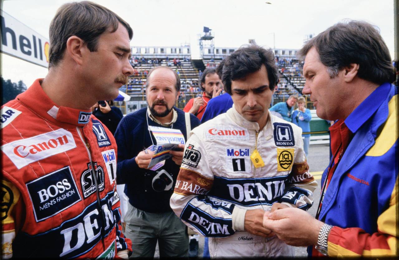 Nigel Mansell: «Ecclestone me dijo que tenía que aprender a hacer política como Alain Prost, pero yo siempre fui un deportista» 6 Nigel Mansell y Nelson Piquet (Foto: Cordon Press)