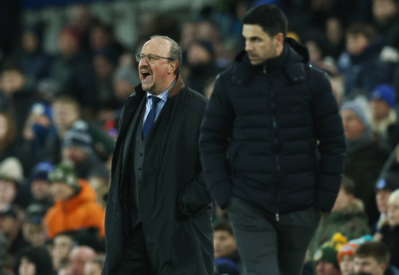 Rafa Benítez: «El único problema que le veo a Gordon en el Barça es que allí tienen siempre la posesión y no tendrá tantos espacios para correr» 5 Rafa Benítez y Arteta (Foto: Cordon Press)