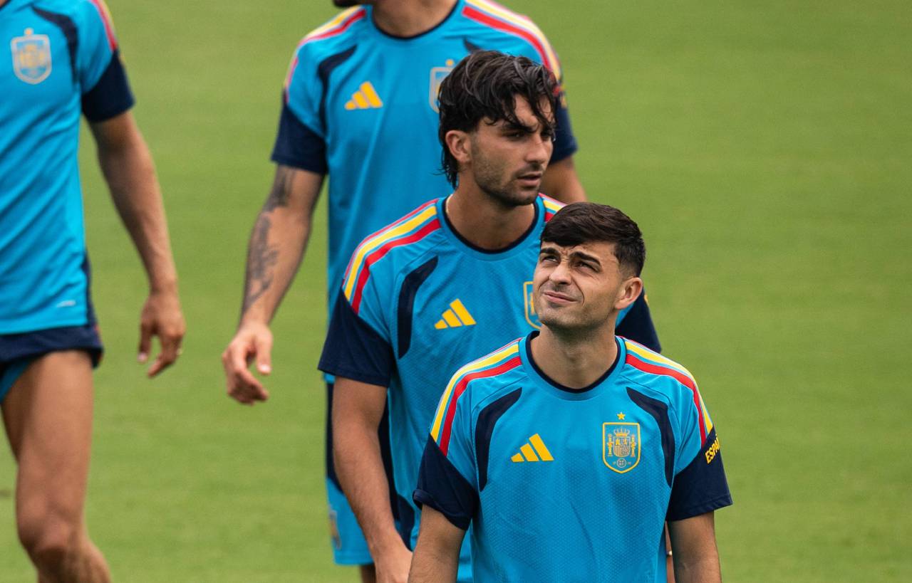 De la Fuente tiene la solución: juntar a Pedri y Fabián 1 Pedri (Foto: Cordon Press)