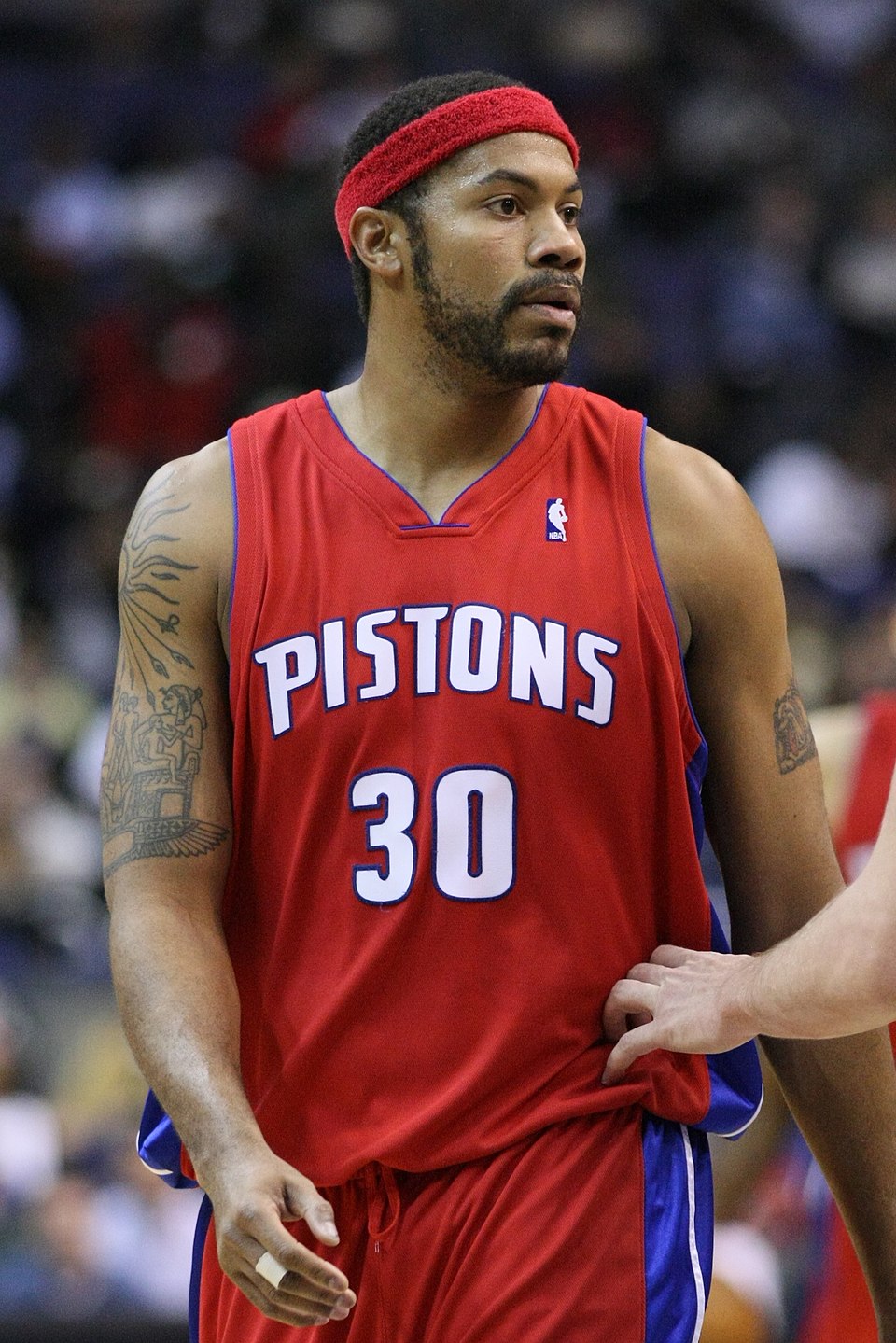 Rasheed Wallace: «Contra Shaquille O’ Neal, Sabonis y yo teníamos un plan, pero Arvydas acabó dándome un codazo en toda la boca a mí al ejecutarlo» 5 Rasheed Wallace (Foto: Wikipedia)